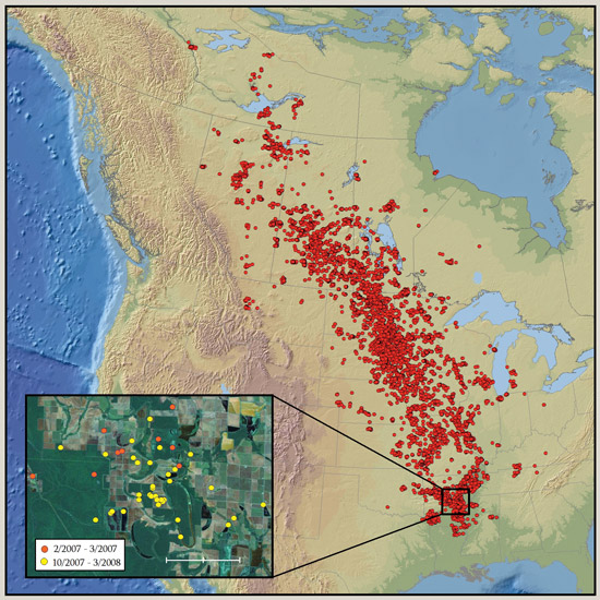 Tracking The Mallard Migration   UfSO13 BandingMap 