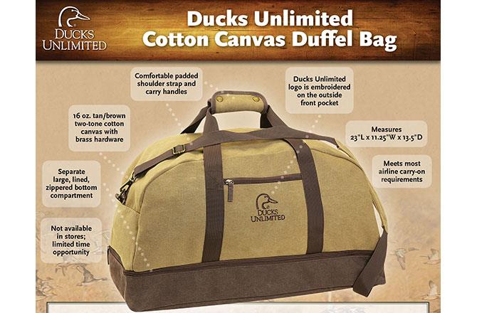 ducks unlimited duffle bag