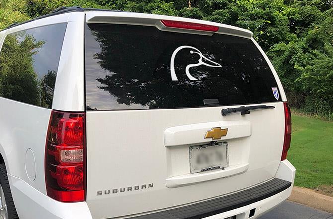 Ducks Unlimited Car Sticker Duck Hunting Decal 