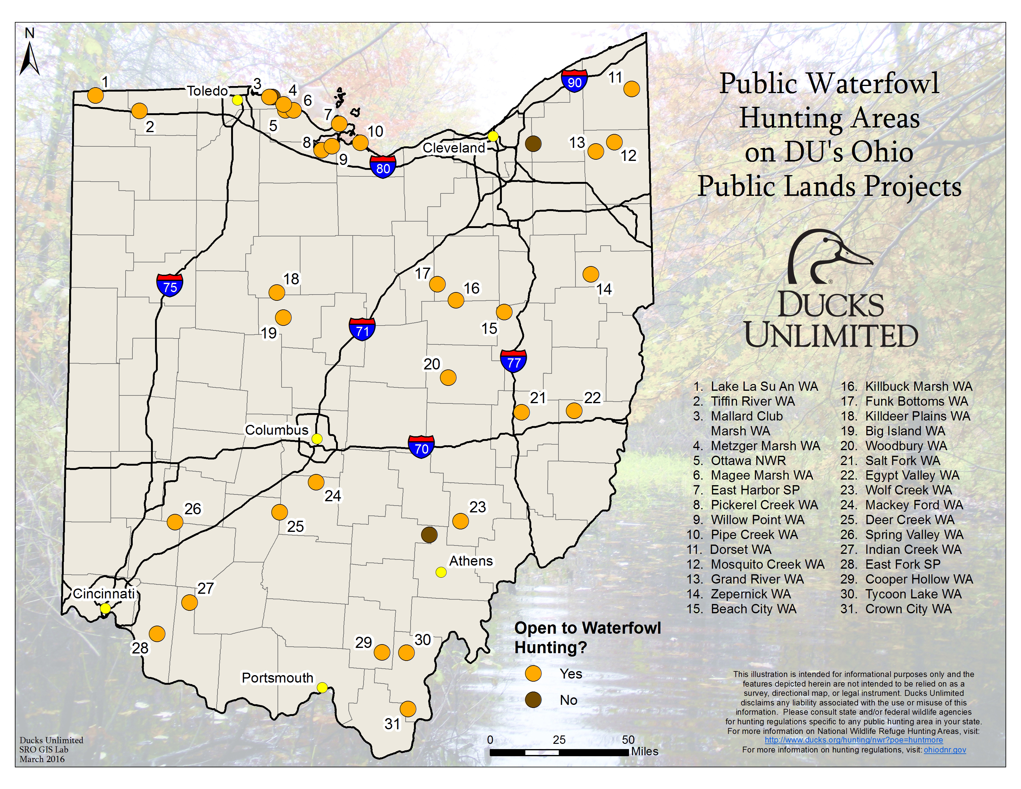 Map of Woodbury Wildlife Area in Coshocton Ohio .visitcoshocton Ohio Deer H...